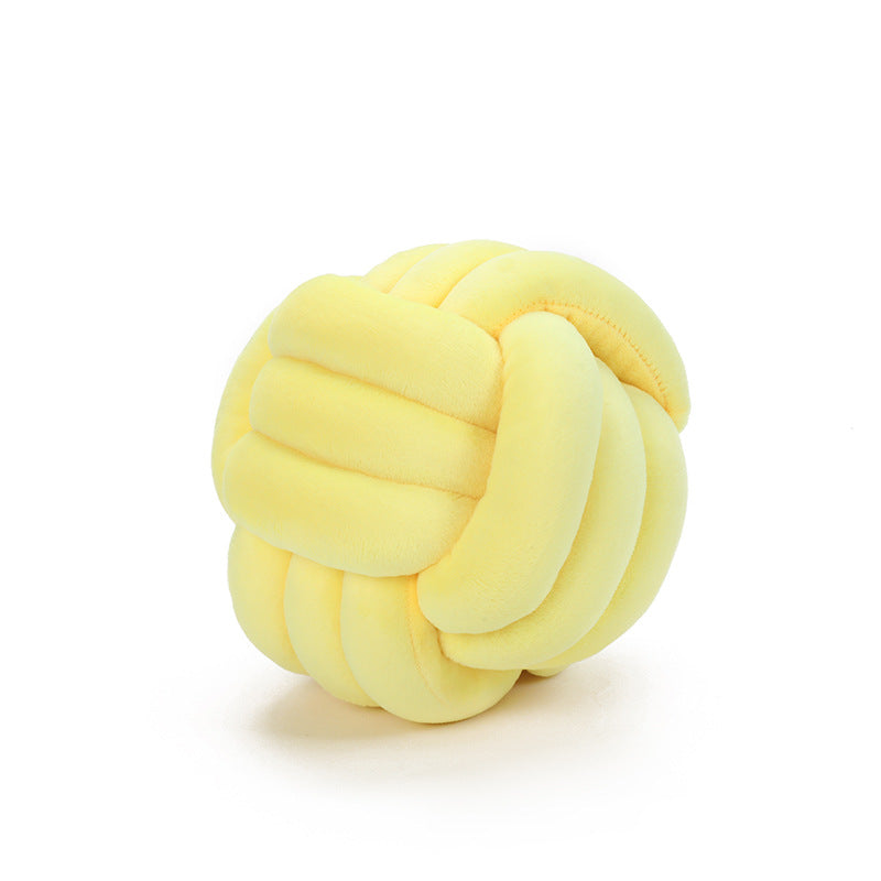 Knottaボールクッション™|北欧風 立体ロープ編み クッションボール