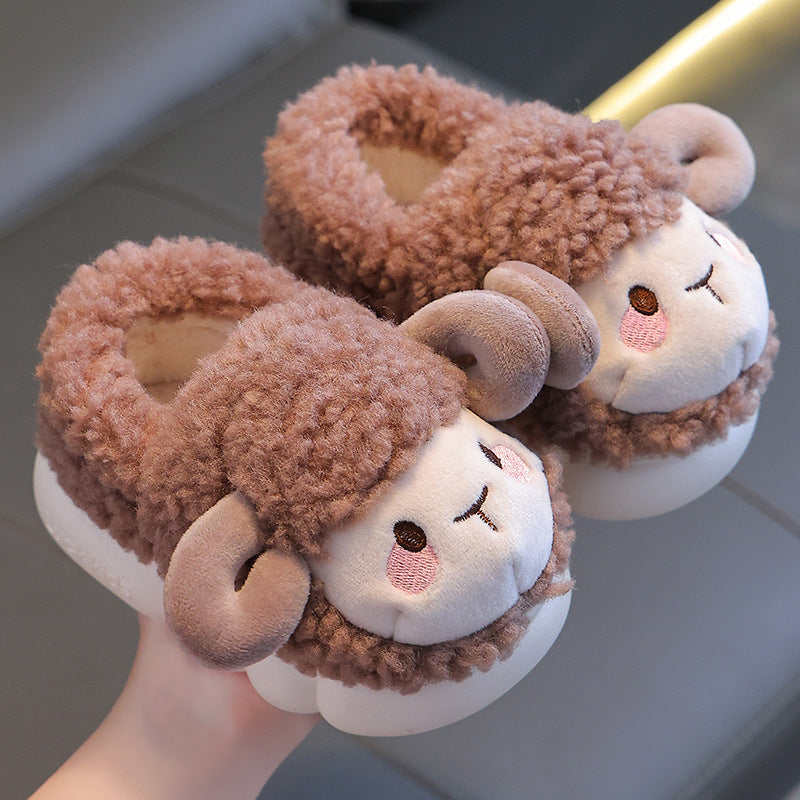 Sheepoキッズスリッパ™|ふわもこ羊ルームシューズ