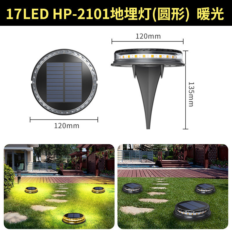 LumiSoil16™|埋め込み式16LEDソーラーライト