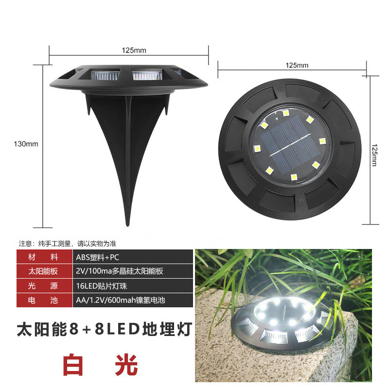 LumiSoil16™|埋め込み式16LEDソーラーライト