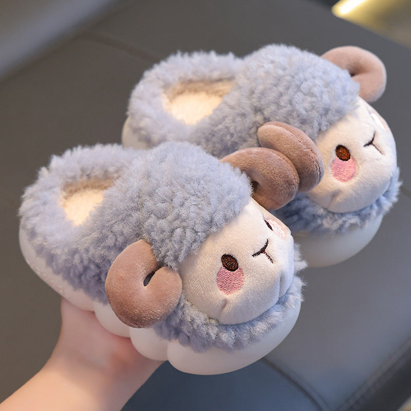 Sheepoキッズスリッパ™|ふわもこ羊ルームシューズ