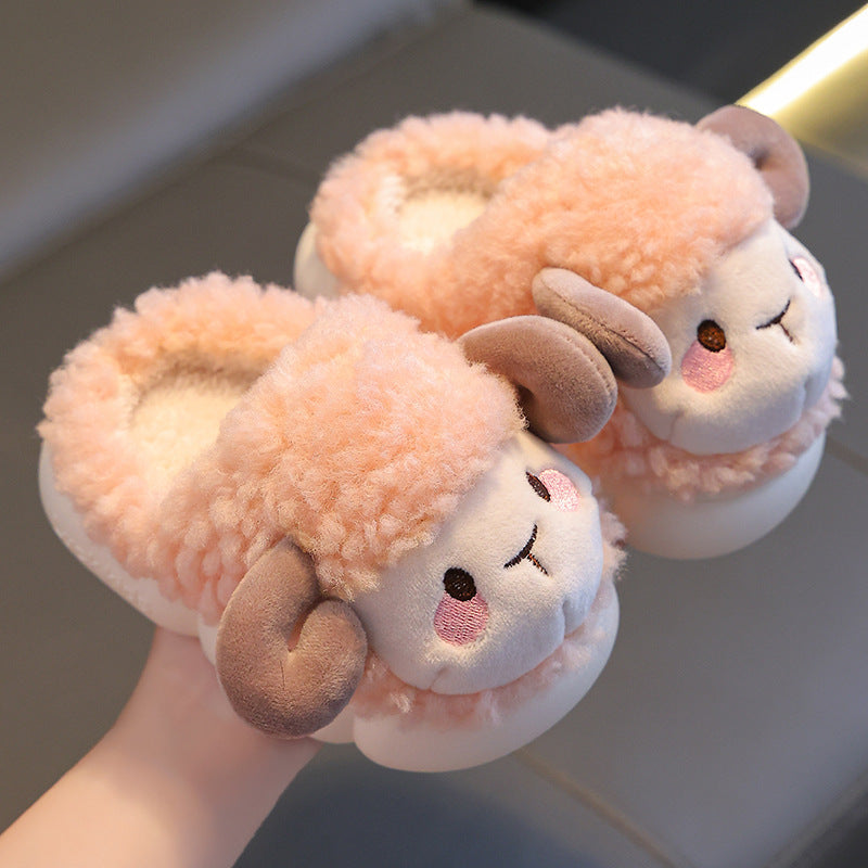 Sheepoキッズスリッパ™|ふわもこ羊ルームシューズ