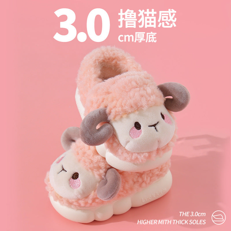 Sheepoキッズスリッパ™|ふわもこ羊ルームシューズ