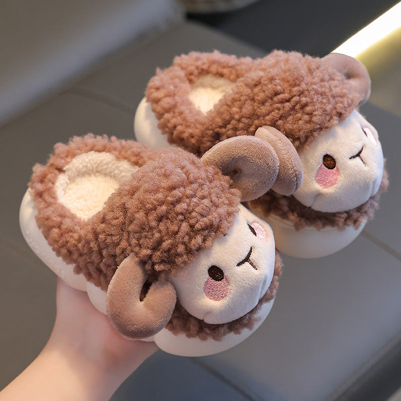 Sheepoキッズスリッパ™|ふわもこ羊ルームシューズ