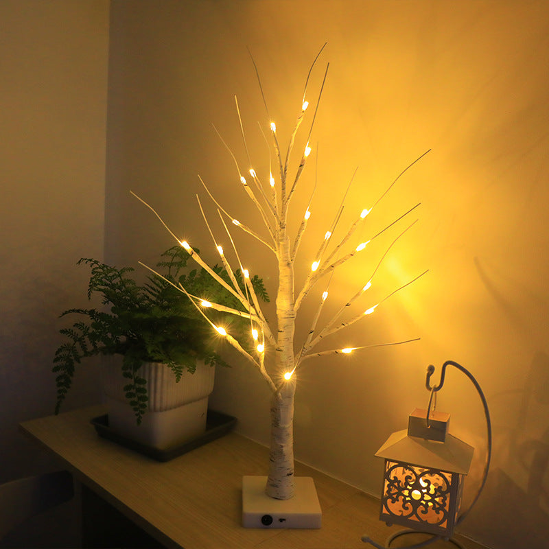 LumiBirchライト™|LED白樺ツリーライト 室内デコレーション