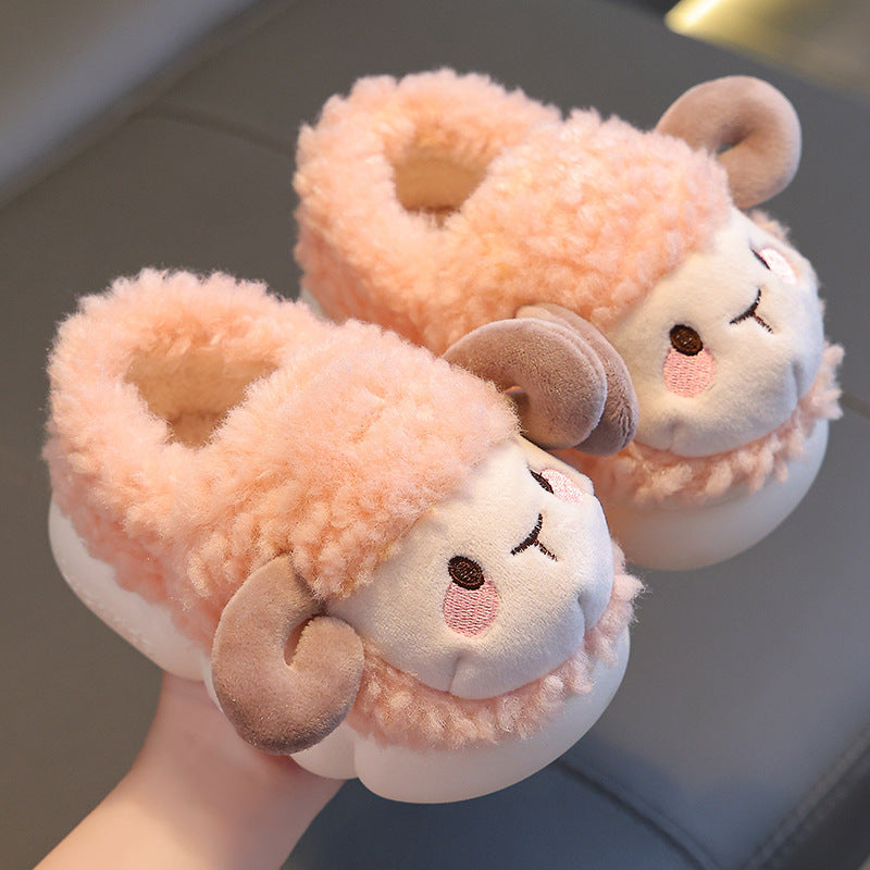 Sheepoキッズスリッパ™|ふわもこ羊ルームシューズ