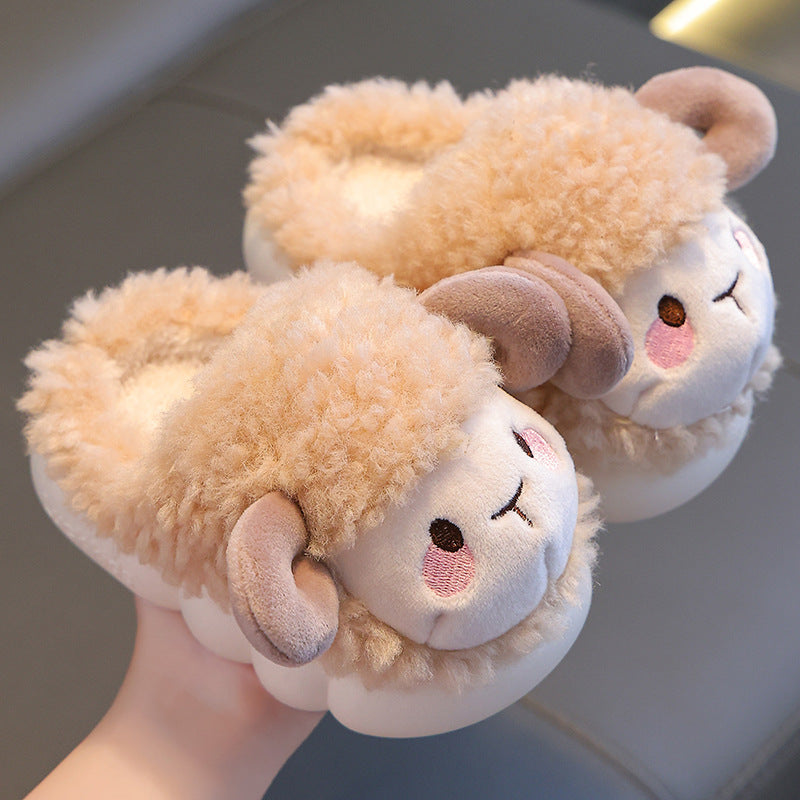 Sheepoキッズスリッパ™|ふわもこ羊ルームシューズ