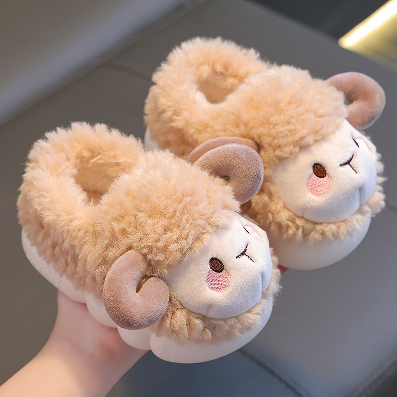 Sheepoキッズスリッパ™|ふわもこ羊ルームシューズ