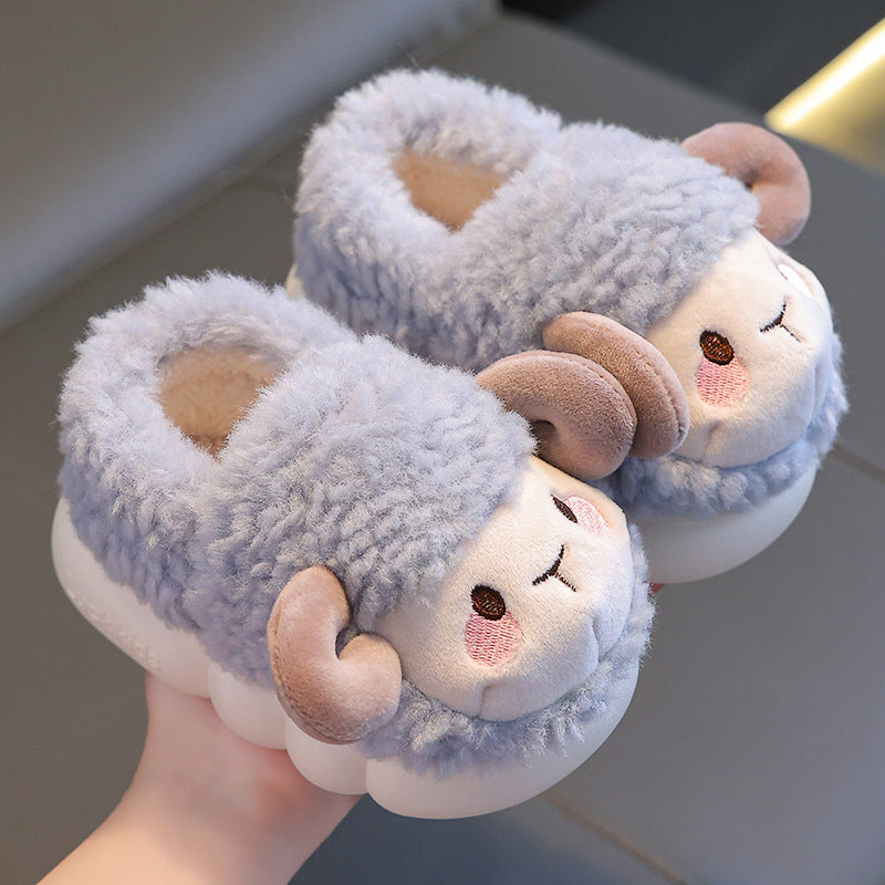 Sheepoキッズスリッパ™|ふわもこ羊ルームシューズ