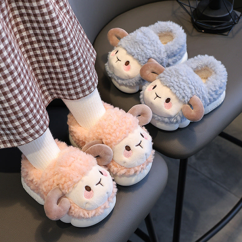 Sheepoキッズスリッパ™|ふわもこ羊ルームシューズ