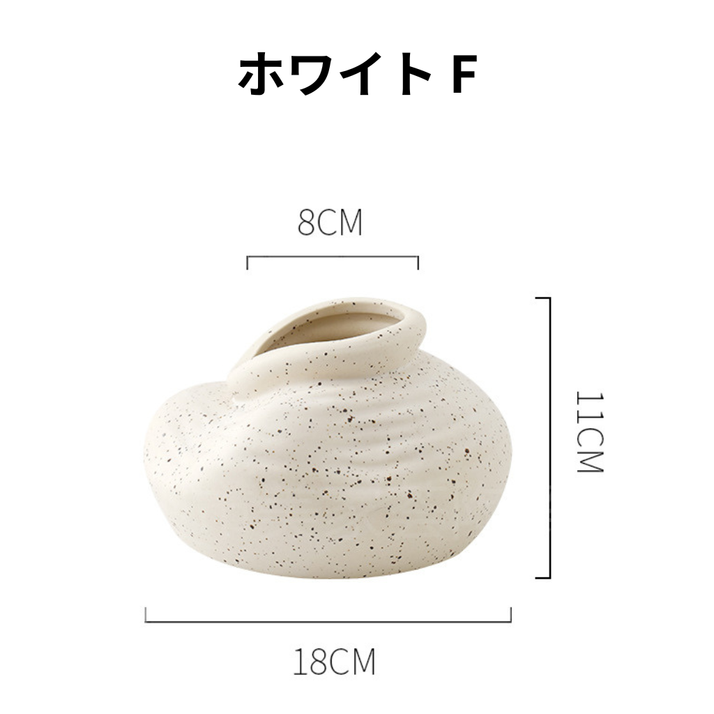 NordicVase™｜北欧風マットセラミック花瓶 インテリアフラワーベース