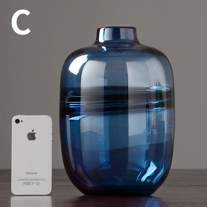 LumiGlassベース™｜北欧風 クリアガラス フラワーベース