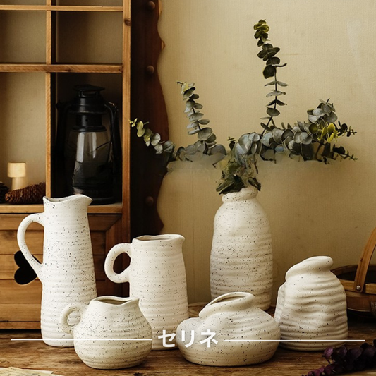 NordicVase™｜北欧風マットセラミック花瓶 インテリアフラワーベース