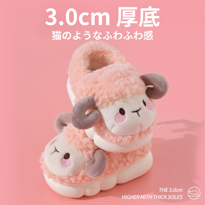 Sheepoキッズスリッパ™｜ふわもこ羊ルームシューズ