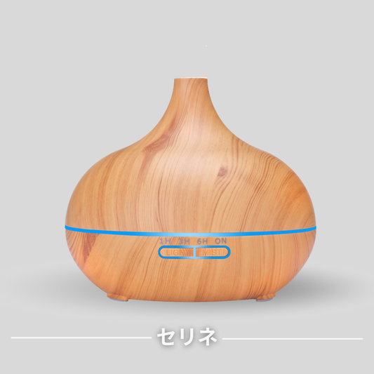 MokuMist™｜木目調アロマディフューザー（400ml・リモコン付き）