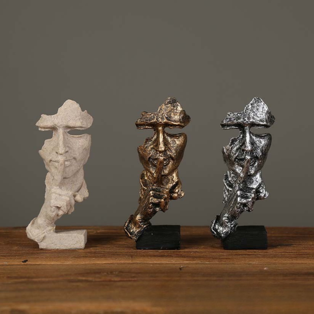 Silenceアート™｜洗練された静けさのレジン彫刻オブジェ