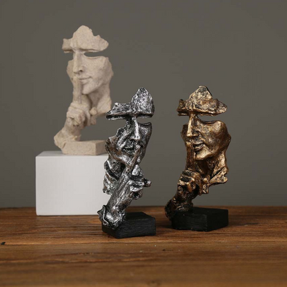 Silenceアート™｜洗練された静けさのレジン彫刻オブジェ