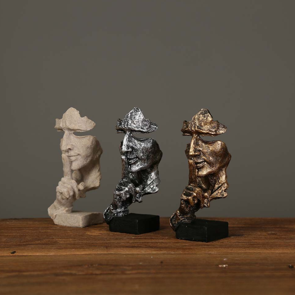 Silenceアート™｜洗練された静けさのレジン彫刻オブジェ