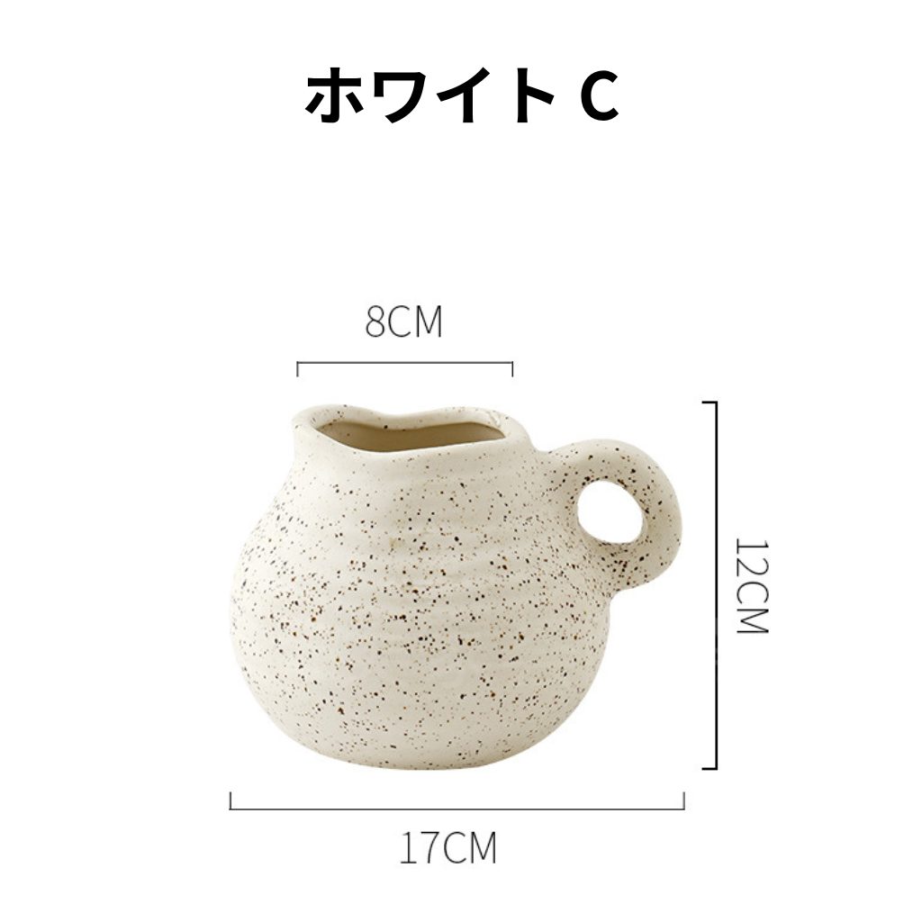 NordicVase™｜北欧風マットセラミック花瓶 インテリアフラワーベース