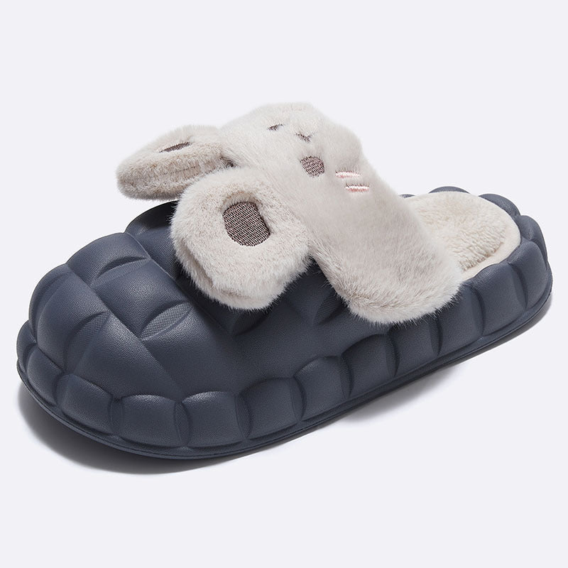 BunnyStep Slippers™｜うさぎルームスリッパ（ユニセックス・秋冬用）