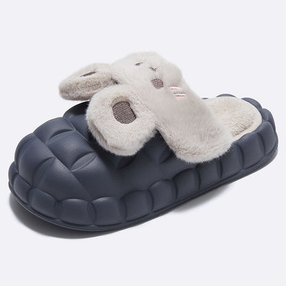 BunnyStep Slippers™｜うさぎルームスリッパ（ユニセックス・秋冬用）