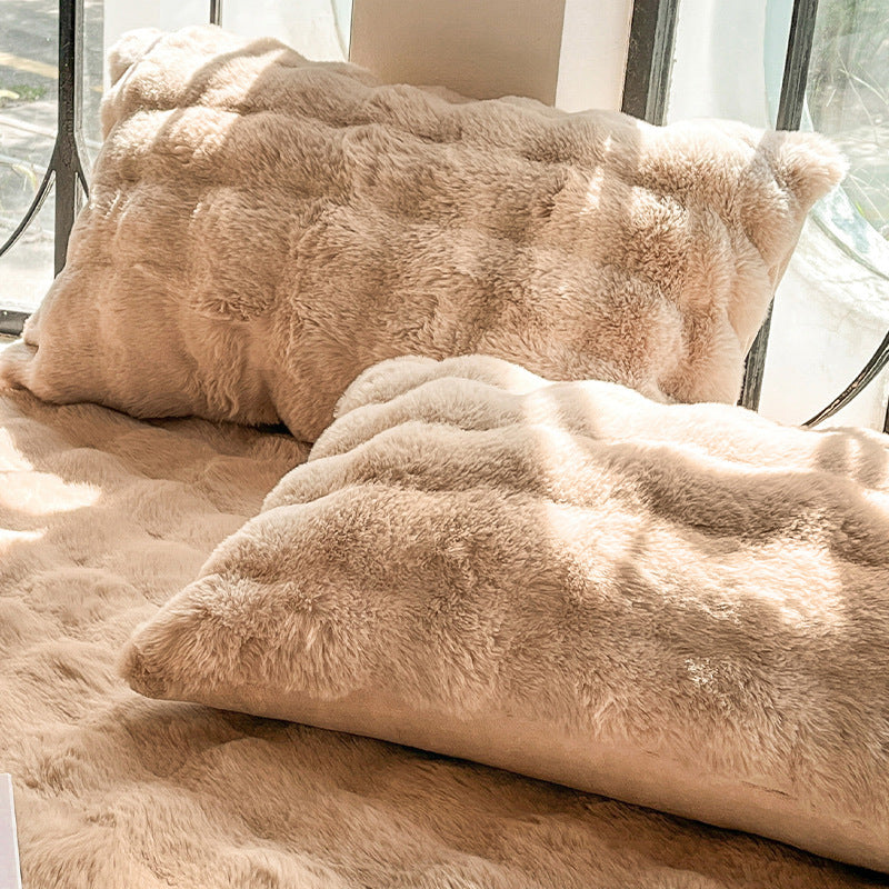 CozyTuscanyピローケース™｜厚手ミルクファーふわもこ枕カバー