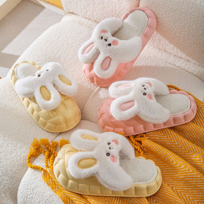 BunnyStep Slippers™｜うさぎルームスリッパ（ユニセックス・秋冬用）