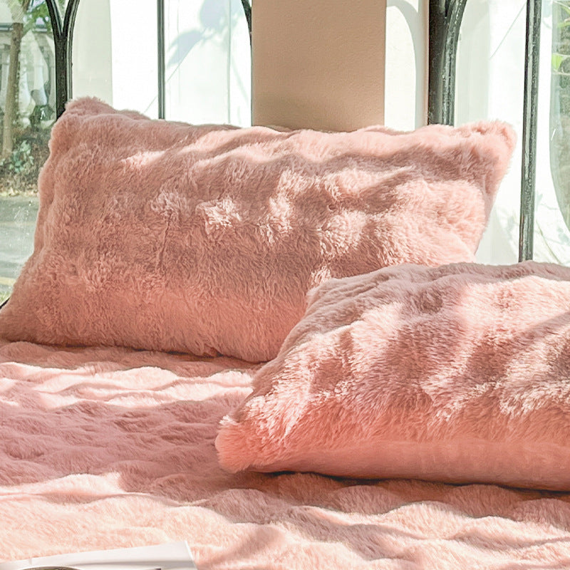 CozyTuscanyピローケース™｜厚手ミルクファーふわもこ枕カバー