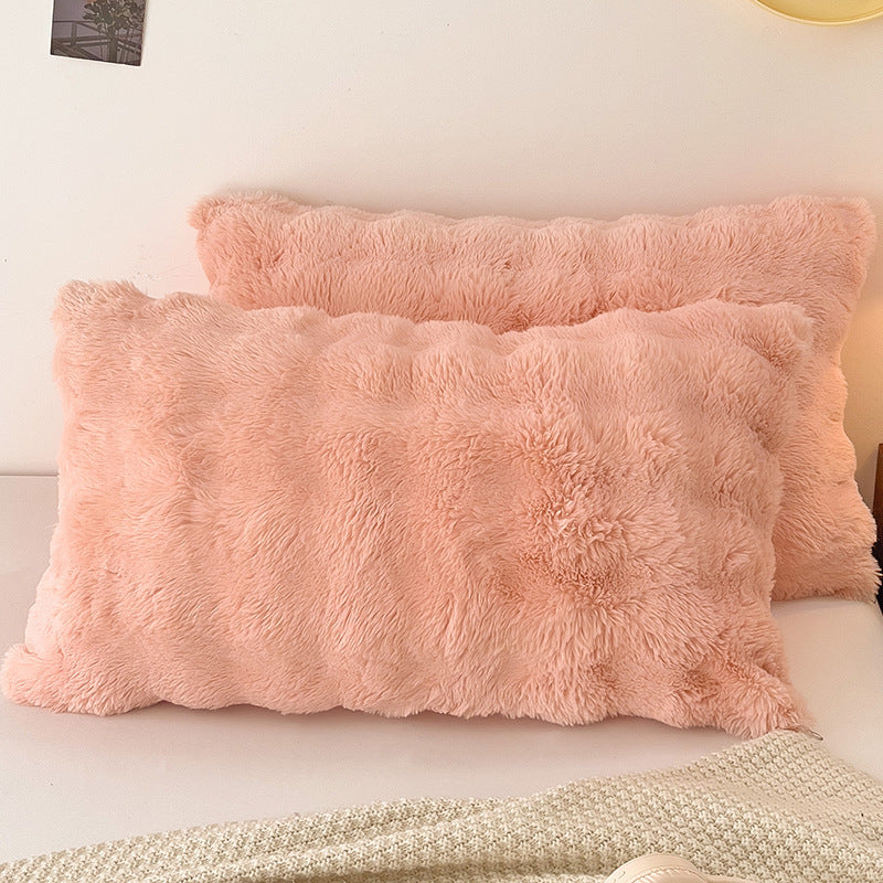 CozyTuscanyピローケース™｜厚手ミルクファーふわもこ枕カバー