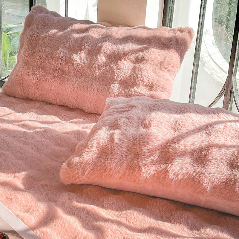 CozyTuscanyピローケース™｜厚手ミルクファーふわもこ枕カバー