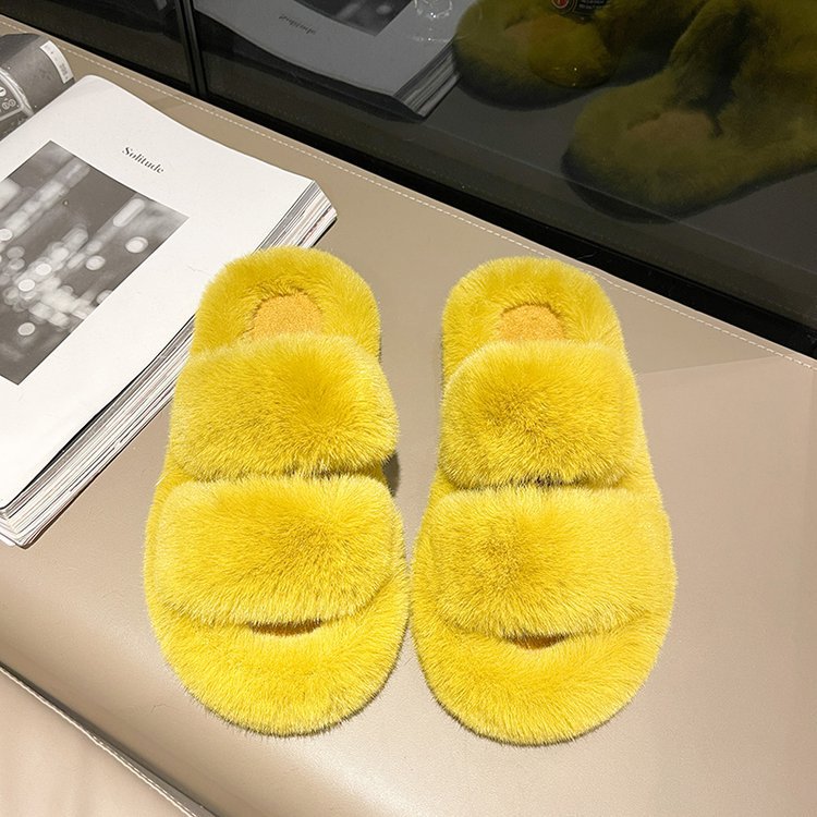 KawaLuxeスリッパ™｜韓国風ふわもこルームシューズ（秋冬・レディース）