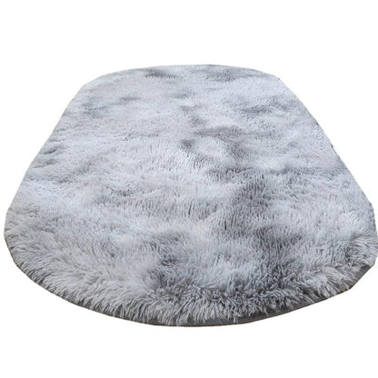 SoftNest Rug™｜楕円形シルクウール調カーペット