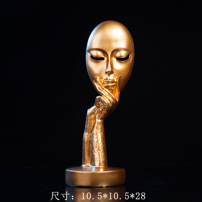FaceArt オブジェ™｜ヨーロピアン風 抽象マスク彫刻