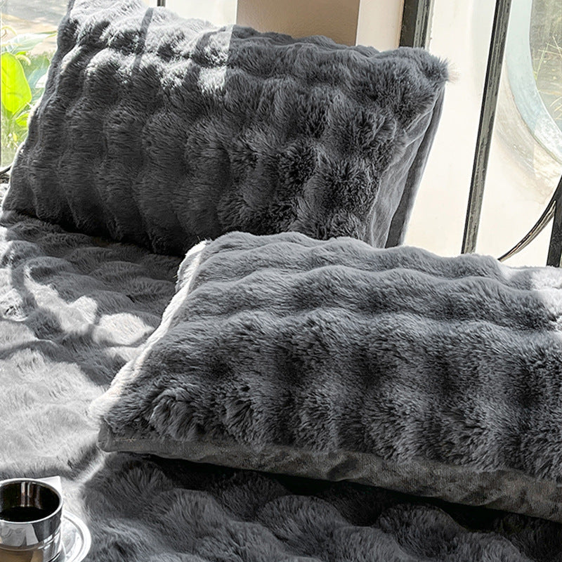 CozyTuscanyピローケース™｜厚手ミルクファーふわもこ枕カバー