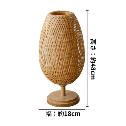 ZenBamboo Light™｜竹製テーブルランプ（和モダン・ナチュラル照明）