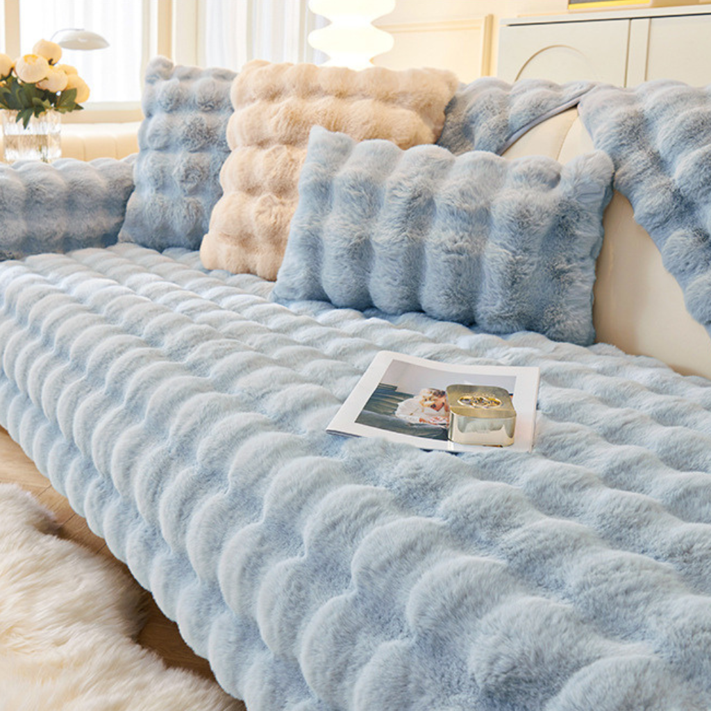 RabbitNest Cover™｜うさぎファープレミアム ソファカバー