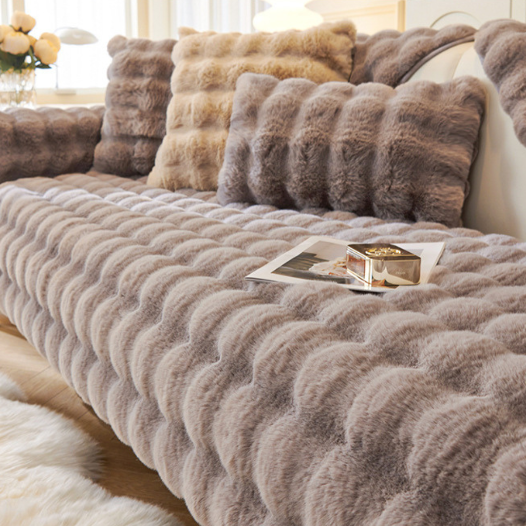 RabbitNest Cover™｜うさぎファープレミアム ソファカバー