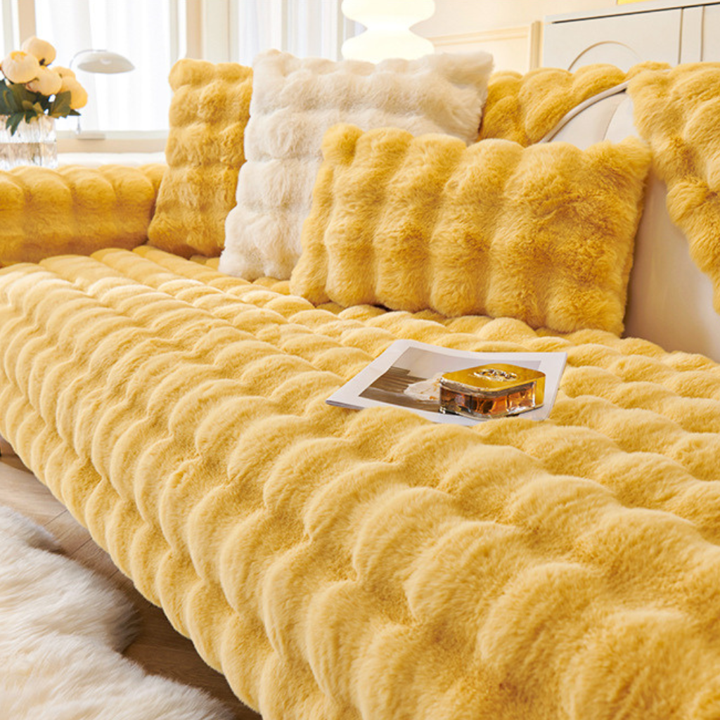 RabbitNest Cover™｜うさぎファープレミアム ソファカバー