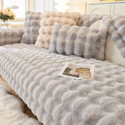 RabbitNest Cover™｜うさぎファープレミアム ソファカバー