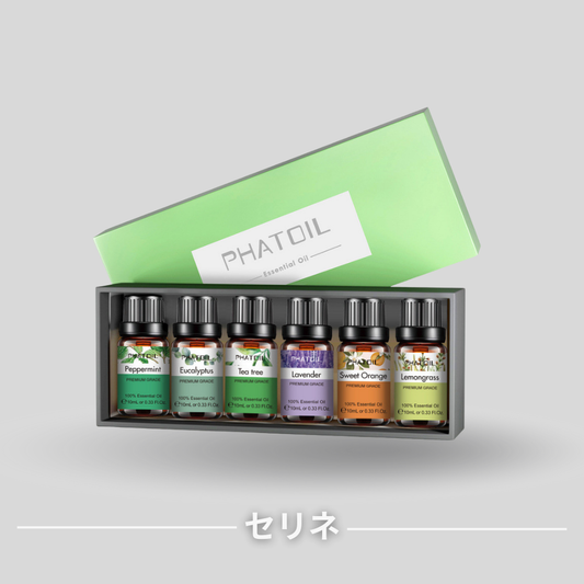 PHATOILエッセンシャルオイルセット™｜6種の香りギフトボックス